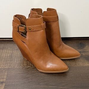 Seychelles violin wedges Brown Leather